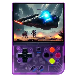 Consola de mano Pocket Boy R33S 64 GB Pantalla 3.5" - Púrpura transparente