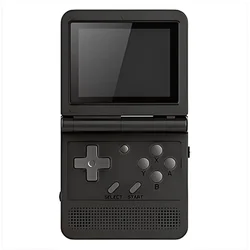 Consola portátil Powkiddy Flip de 16 GB con pantalla de 2,8" - Negra