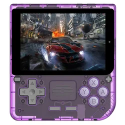 Consola portátil Powkiddy V10 de 64 GB con pantalla de 3,5" - Púrpura