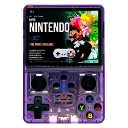 Consola de mano R35S 128 GB Pantalla 3.5" - Púrpura transparente