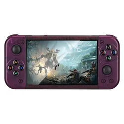 Consola Portátil RG50XX 64GB Display 5.0" 15000 Juegos - Púrpura Transparente