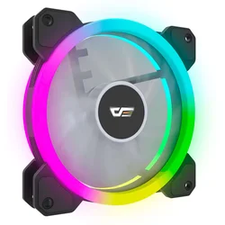 Ventilador de gabinete darkFlash DR12 RGB - Negro