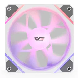 Ventilador de gabinete darkFlash DM12 Pro ARGB - Blanco