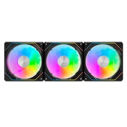 Ventilador de gabinete darkFlash G24 120 mm RGB 3 en 1 - Negro