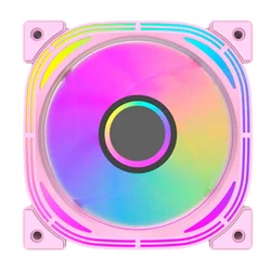 Ventilador de gabinete darkFlash INF 24 Pro ARGB - Rosa