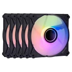 Ventilador de gabinete 5 en 1 Darkflash INF8 - Negro