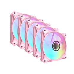 Ventilador de gabinete 5 en 1 darkFlash INF8 - Rosa