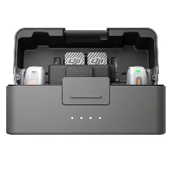 Micrófono DJI Mic Mini 2S USB-C Inhalamber Solapa para Smartphone - Negro (ESTUCHE DE CARGA 2 TX 1 RX)