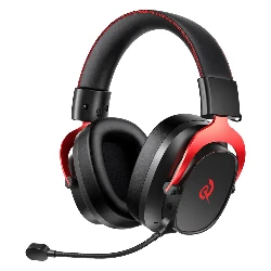 Headset Gamer QCY Heroad VT200 BH25H8GMB Wireless - Negro y Rojo