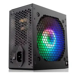 Fuente Aigo Real Warrior AK1000 RGB ATX 1000W PFC Activo 220V - Negro