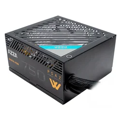 Fuente Azza ATX 750W 80 Plus Bronce ARGB PSAZ-750W - Negro