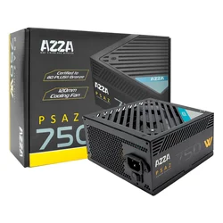 Fuente Azza PSAZ-750W ATX 750W 80 Plus Bronce - Negro