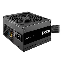 Fuente Corsair CX550 CP-9020277-BR ATX 550W 80 Plus Bronce Bivolt - Negro