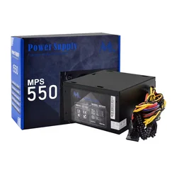 Fuente Mtek MPS550 ATX 550W - Negro