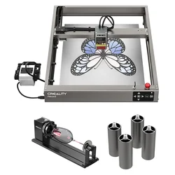 Kit rotativo de grabador láser Creality CR-Falcon 2 de 22 W - Gris