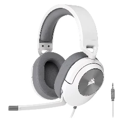 Headset Gamer Corsair HS55 CA-9011390-WW USB P2 3.5mm - Blanco