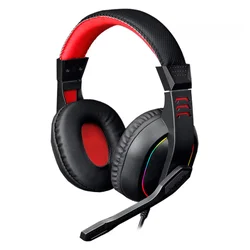 Redragon Ares H120 RGB P2 Auriculares Gamer Adaptador de 3,5 mm - Negro