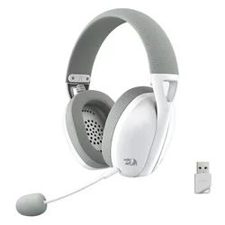 Redragon Ire Pro H848 Auriculares Inalámbricos Gamer - Blanco Gris