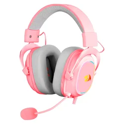 Redragon Zeus X H510P-RGB Auriculares para juegos USB - Rosa