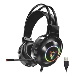 Auriculares Gamer USB Satellite AE-302 RGB - Negro