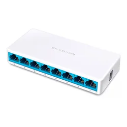 Switch Hub Mercusys MS108 08 Puertos 10/100MBPS - Blanco