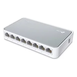 Switch Hub TP-Link TL-SF1008D 8 Puertos 100Mbps - Gris