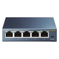 Switch HUB TP-Link TL-SG105 5 Puertos Gigabit 1000Mbps - Gris