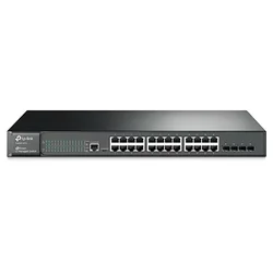 Switch Hub TP-Link TL-SG3428 24 Puertos Gigabit PoE 4SFP 1000Mbps - Gris