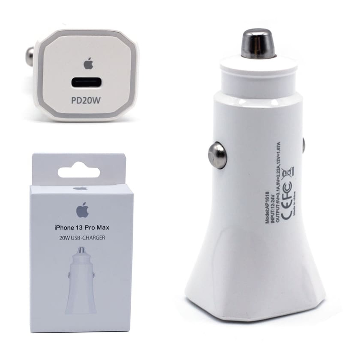 CARGADOR CELULAR AUTO IPHONE 20W TIPO C