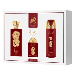 Kit Lattafa Pride Ansaam Gold Set Eau de Parfum Unisex - 3 Unidades