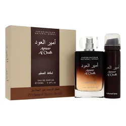 Lattafa Ameer Al Oudh Perfume Kit Hombre Eau de Parfum 100ml Desodorante