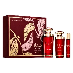 Lattafa Mayar Cherry Intense Kit Perfume Unisex Eau de Parfum 100ml Perfume Miniatura 12ml Bruma para el Cabello 50ml