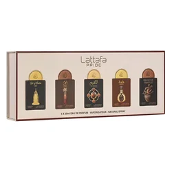 Lattafa Pride Gift Set Caja 04 Kit de Perfume Unisex Eau de Parfum 5x20ml