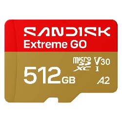 Tarjeta de memoria micro SD SanDisk Extreme GO 512 GB 240 Mbs - SDSQXGN-512G-GN6MN