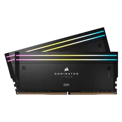 Memoria RAM Corsair Dominator Titanium RGB 32GB (2x16GB) DDR5 6400MHz - CMP32GX5M2B6400C32