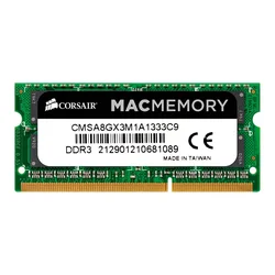 Memoria RAM Corsair ValueSelect 8GB DDR3 1600MT/s para portátil - CMSA8GX3M1A1333C9