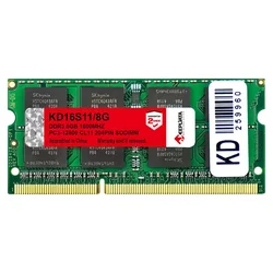Memoria RAM Keepdata 8GB DDR3 1.5V 1600MHz para Notebook - KD16S11/8G
