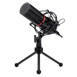 Redragon Blazar GM300 Micrófono de condensador para jugadores de 20 kHz - Negro