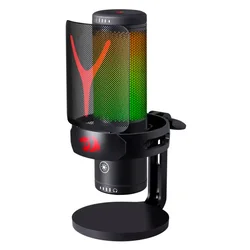 Redragon Fenris GM301 20000Hz RGB Micrófono de condensador - Negro