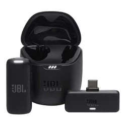 Solapa JBL Quantum Stream USB-C Micrófono inalámbrico para smartphone - Negro