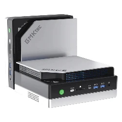 GMKtec EVO-X2 AI AMD Ryzen Al Max 395 2 TB SSD 128 GB RAM Mini PC - gris