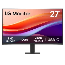 LG 27U421A-B Monitor Curvo 27" Full HD 100Hz HDMI USB-C - Negro