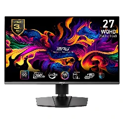 Monitor Gamer MSI MPG 271QRX 27" WQHD 360Hz OLED - Negro