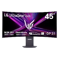 Monitor de juego OLED curvo LG UltraGear 45GX950A-B 45"WUHD 165Hz - Negro