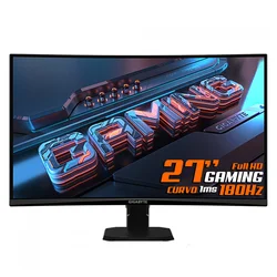 Gigabyte GS27FC 27" Full HD Curvo 180Hz HDMI DP Monitor Gamer - Negro