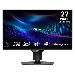 Monitor de juego VA rápido MSI MAG 274QPF-X30MV 27" WQHD 300Hz - Negro