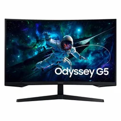 Samsung Odyssey G5 LS32CG552EN 32" Quad HD Curvo 165Hz HDMI Monitor Gamer - Negro