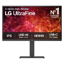 Monitor IPS LG UltraFine 27U730A-B 27" Ultra HD 60Hz - Negro