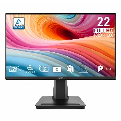 Monitor HDMI VGA MSI PRO MP225 E12VL 22" Full HD 120Hz - Negro