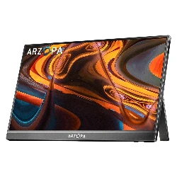 Monitor Portátil Arzopa A1 15.6" Full HD 60Hz IPS USB-C - Negro